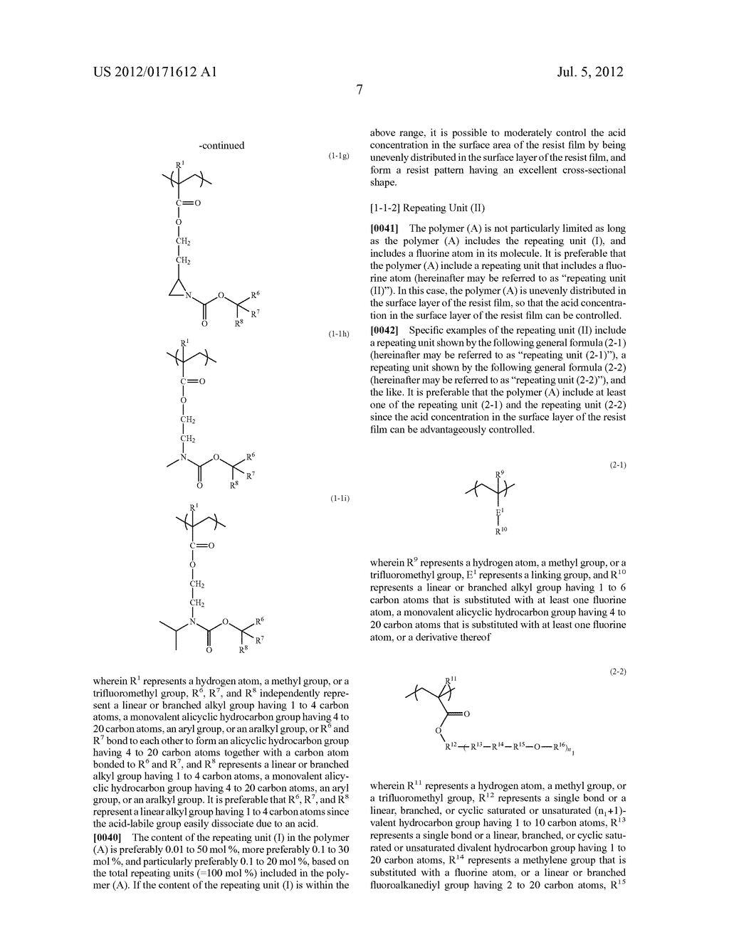 RADIATION-SENSITIVE RESIN COMPOSITION, RESIST PATTERN FORMATION METHOD,     AND POLYMER - diagram, schematic, and image 08