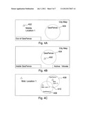 Use of geofences for location-based activation and control of services diagram and image