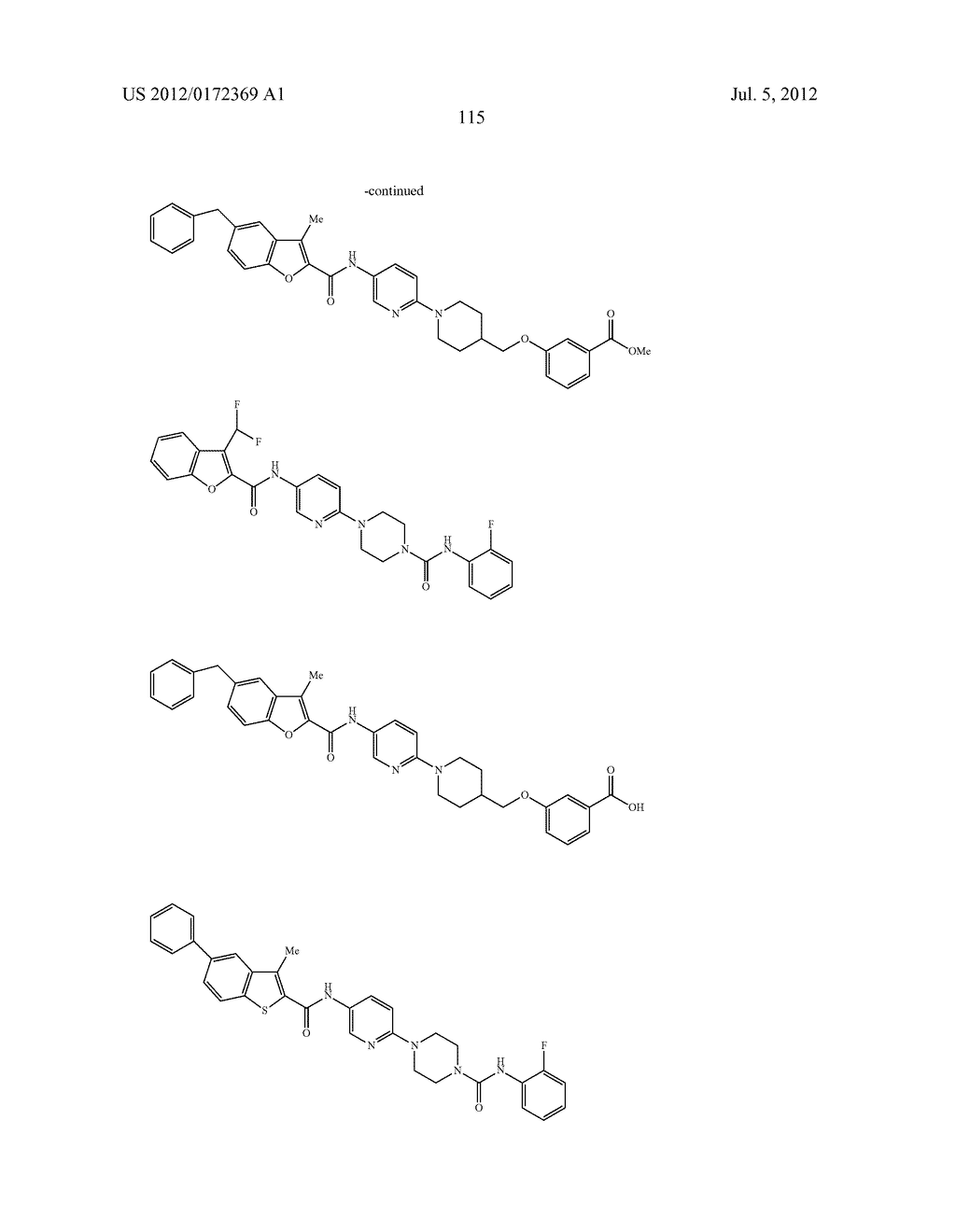 INHIBITORS OF DIACYLGLYCEROL ACYLTRANSFERASE - diagram, schematic, and image 116