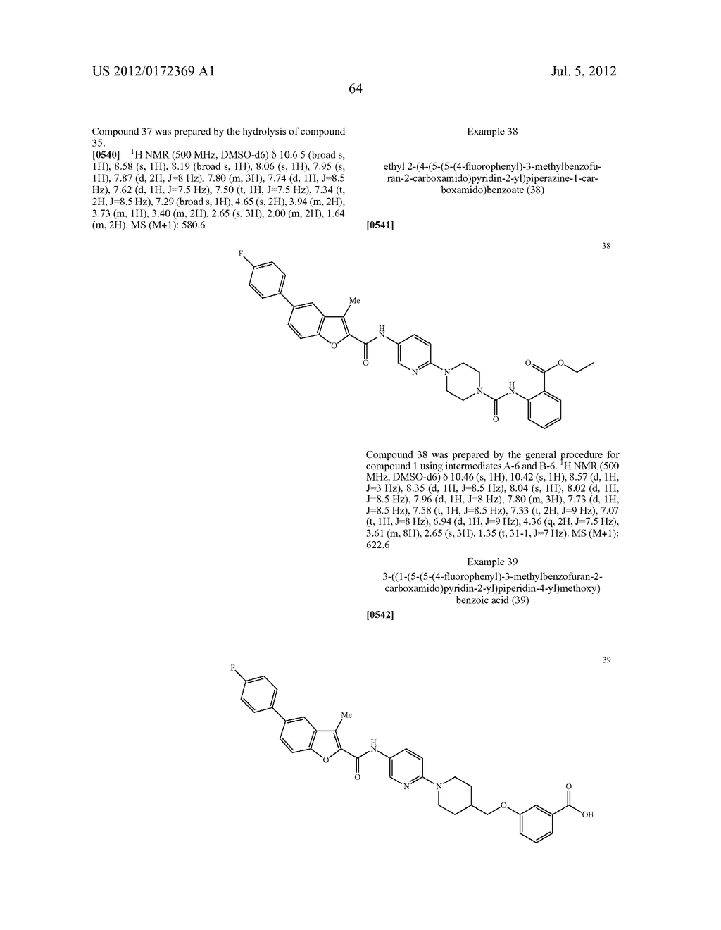 INHIBITORS OF DIACYLGLYCEROL ACYLTRANSFERASE - diagram, schematic, and image 65