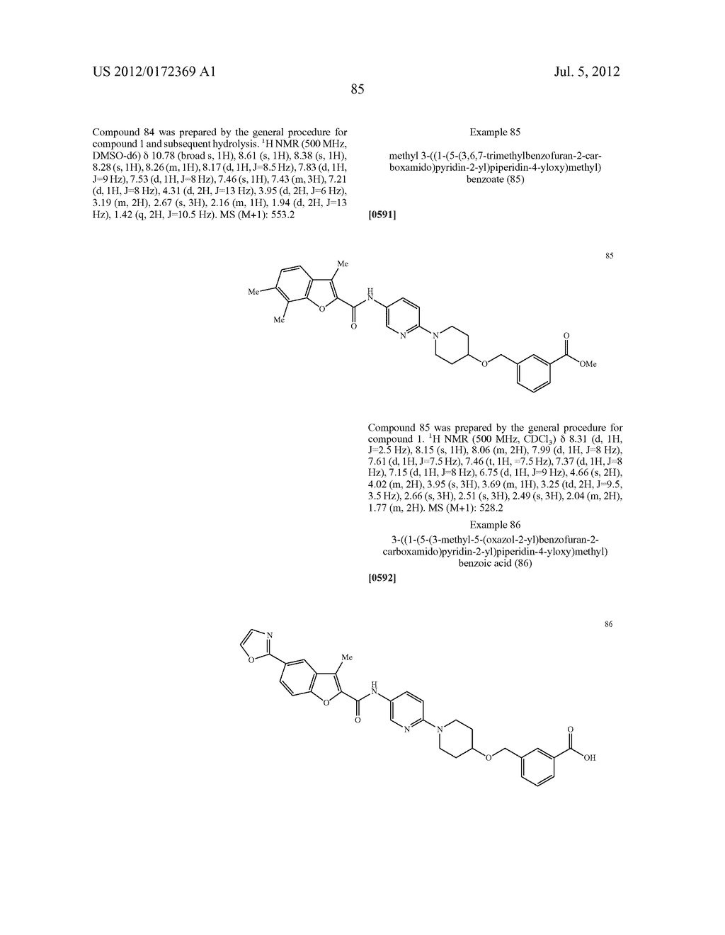 INHIBITORS OF DIACYLGLYCEROL ACYLTRANSFERASE - diagram, schematic, and image 86