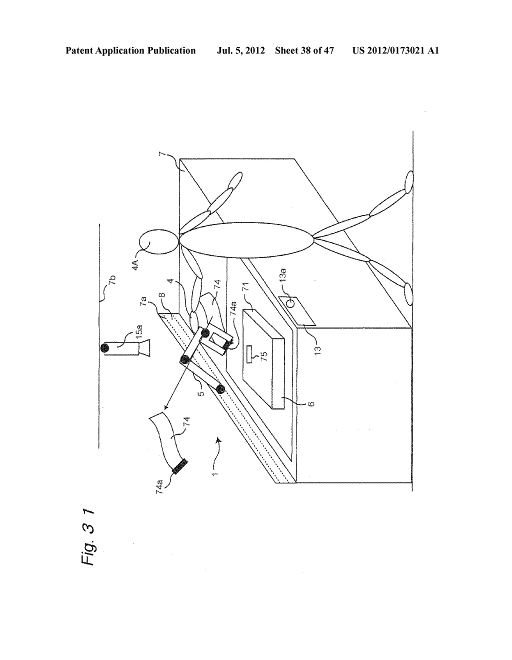 CONTROL APPARATUS AND CONTROL METHOD FOR ROBOT ARM, ROBOT, CONTROL PROGRAM     FOR ROBOT ARM, AND ROBOT ARM CONTROL-PURPOSE INTEGRATED ELECTRONIC     CIRCUIT - diagram, schematic, and image 39