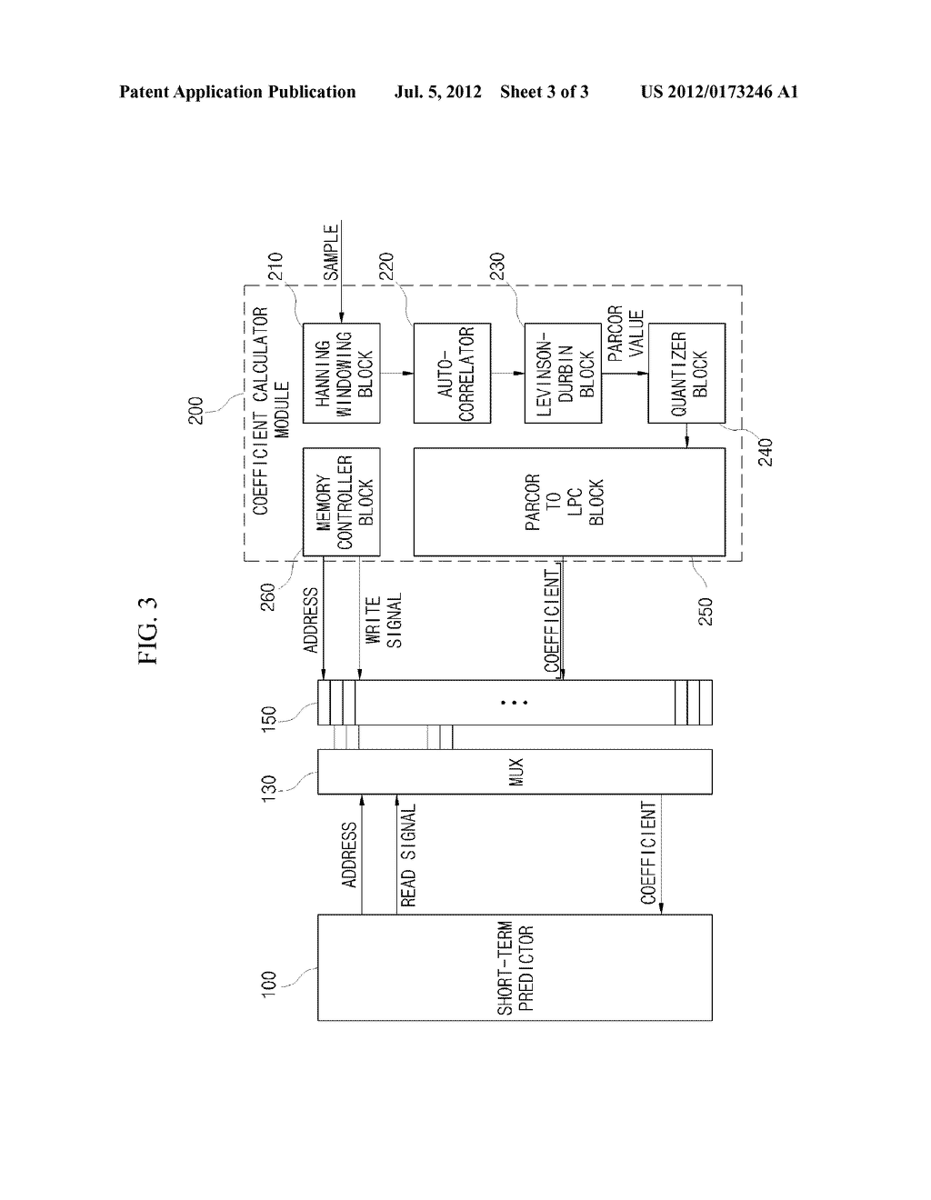 VARIABLE ORDER SHORT-TERM PREDICTOR - diagram, schematic, and image 04