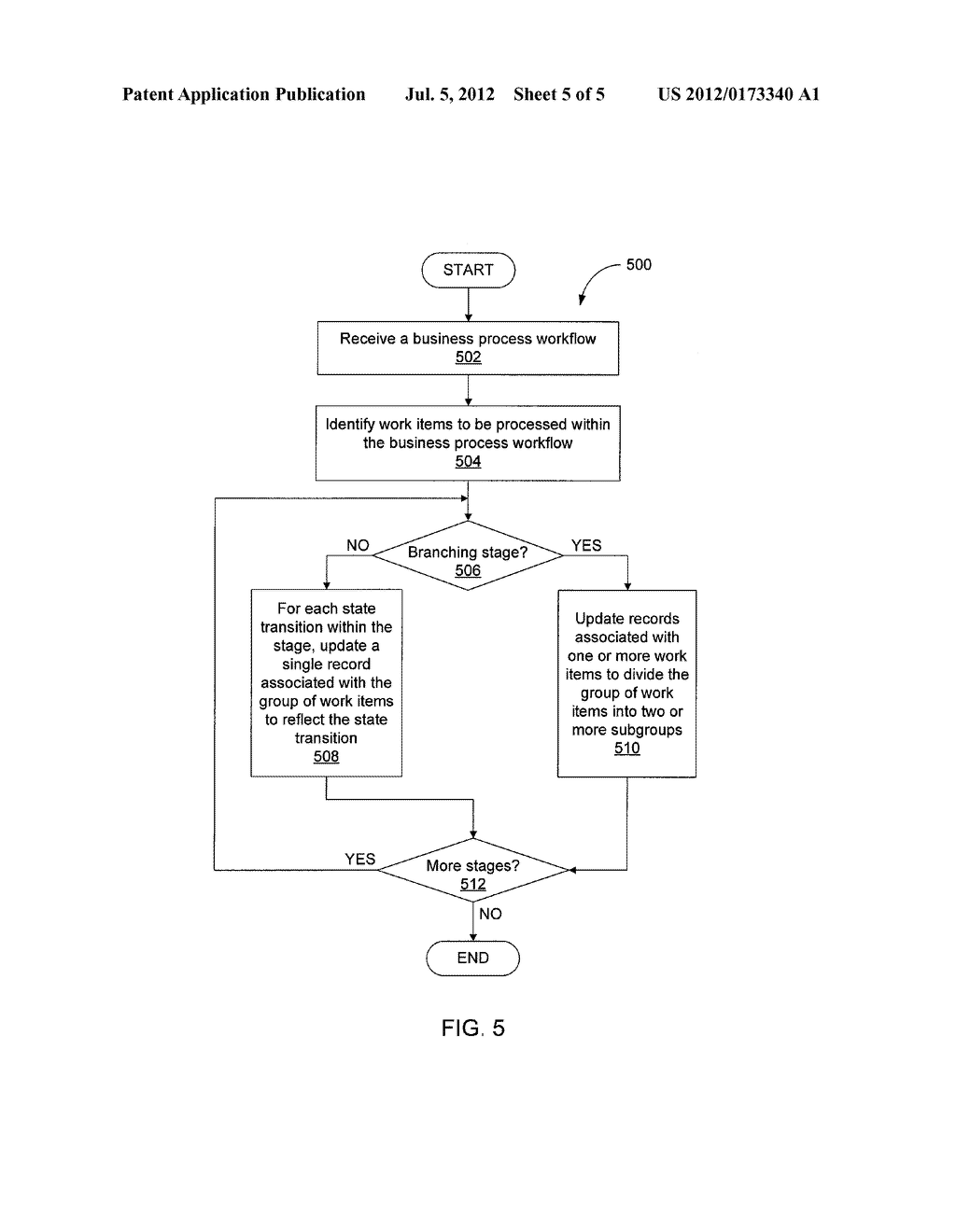 SYSTEM AND METHOD FOR EXECUTING A BUSINESS PROCESS WORKFLOW - diagram, schematic, and image 06