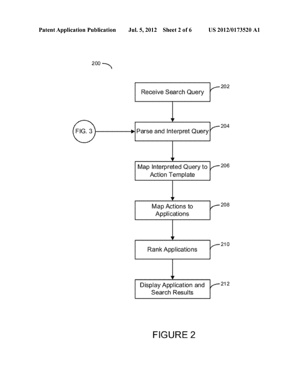 SYSTEM AND METHOD FOR PROVIDING CONTEXTUAL ACTIONS ON A SEARCH RESULTS     PAGE - diagram, schematic, and image 03