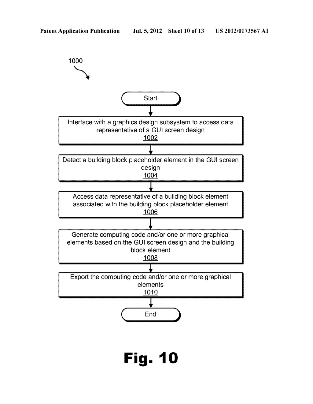 BUILDING BLOCK BASED GRAPHICAL USER INTERFACE DESIGN AND DEVELOPMENT     SYSTEMS AND METHODS - diagram, schematic, and image 11