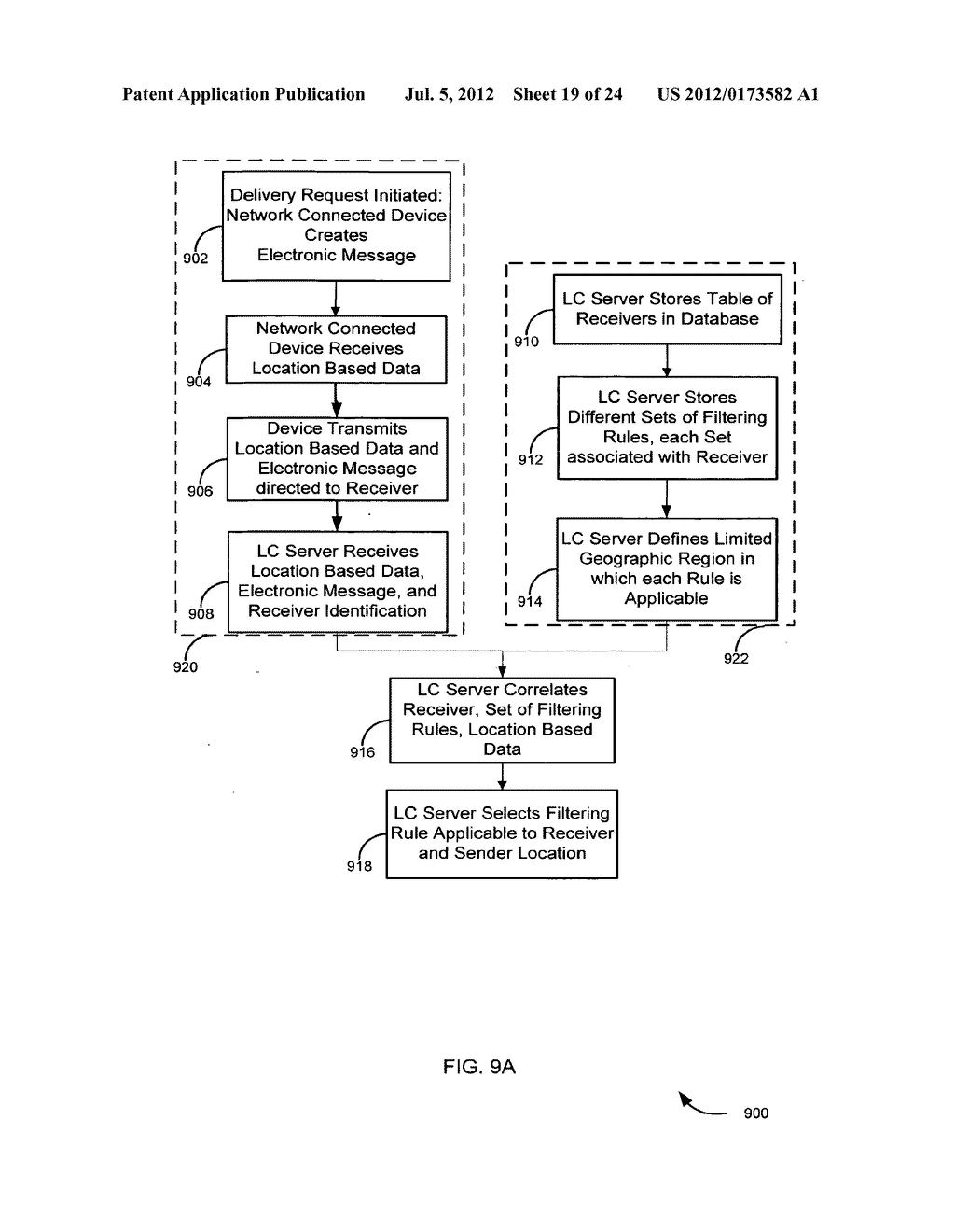 Location based access to financial information systems and methods - diagram, schematic, and image 20