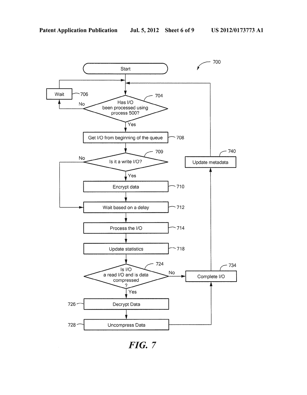 DYNAMIC COMPRESSION OF AN I/O DATA BLOCK - diagram, schematic, and image 07