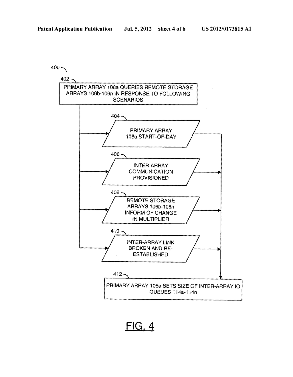 System For Handling Input/Output Requests Between Storage Arrays With     Different Performance Capabilities - diagram, schematic, and image 05