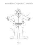 TWO-PIECE CHEMICAL AND/OR BIOLOGICAL PROTECTIVE GARMENT diagram and image