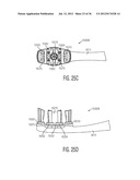 ORAL CARE IMPLEMENT HAVING FLEXIBLY SUPPORTED CLEANING ELEMENTS EXTENDING     IN OPPOSITE DIRECTIONS diagram and image