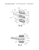 ORAL CARE IMPLEMENT HAVING FLEXIBLY SUPPORTED CLEANING ELEMENTS EXTENDING     IN OPPOSITE DIRECTIONS diagram and image