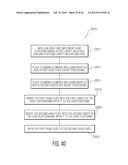 ORAL CARE IMPLEMENT HAVING FLEXIBLY SUPPORTED CLEANING ELEMENTS EXTENDING     IN OPPOSITE DIRECTIONS diagram and image