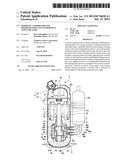 HERMETIC COMPRESSOR AND REFRIGERATION CYCLE EQUIPMENT USING THE SAME diagram and image