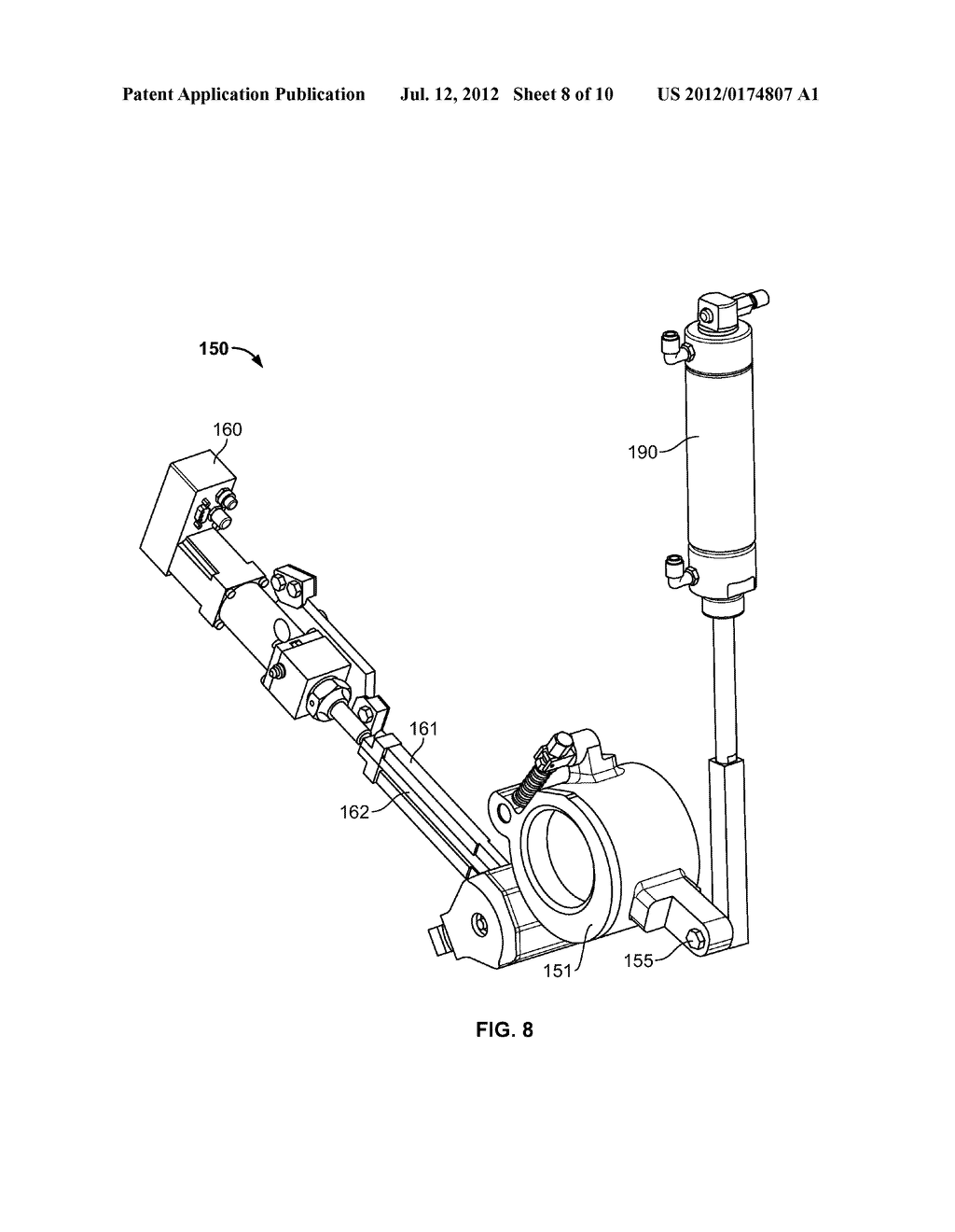 Adjustable Inking or Dampening Apparatus for a Variable Cutoff Press and     Method - diagram, schematic, and image 09