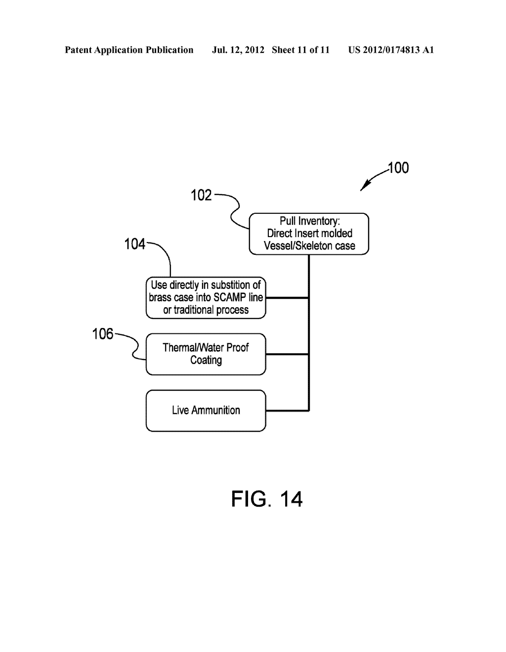 MODULAR CASE AMMUNITION AND METHODS OF ASSEMBLY - diagram, schematic, and image 12