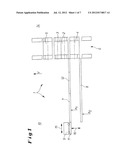 DEVICE FOR HANDLING AND/OR TRANSPORTING ROLLS OF A ROLL STAND diagram and image