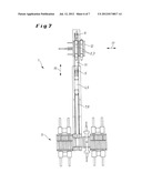 DEVICE FOR HANDLING AND/OR TRANSPORTING ROLLS OF A ROLL STAND diagram and image