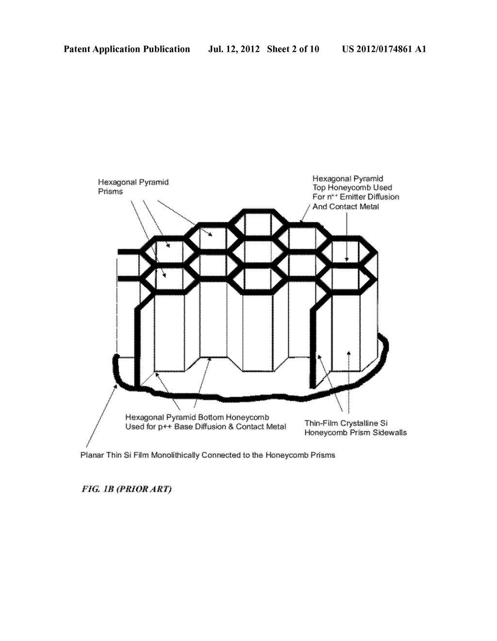 THREE-DIMENSIONAL SEMICONDUCTOR TEMPLATE FOR MAKING HIGH EFFICIENCY     THIN-FILM SOLAR CELLS - diagram, schematic, and image 03