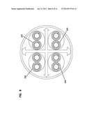 TELECOMMUNICATIONS WIRE HAVING A CHANNELED DIELECTRIC INSULATOR AND     METHODS FOR MANUFACTURING THE SAME diagram and image