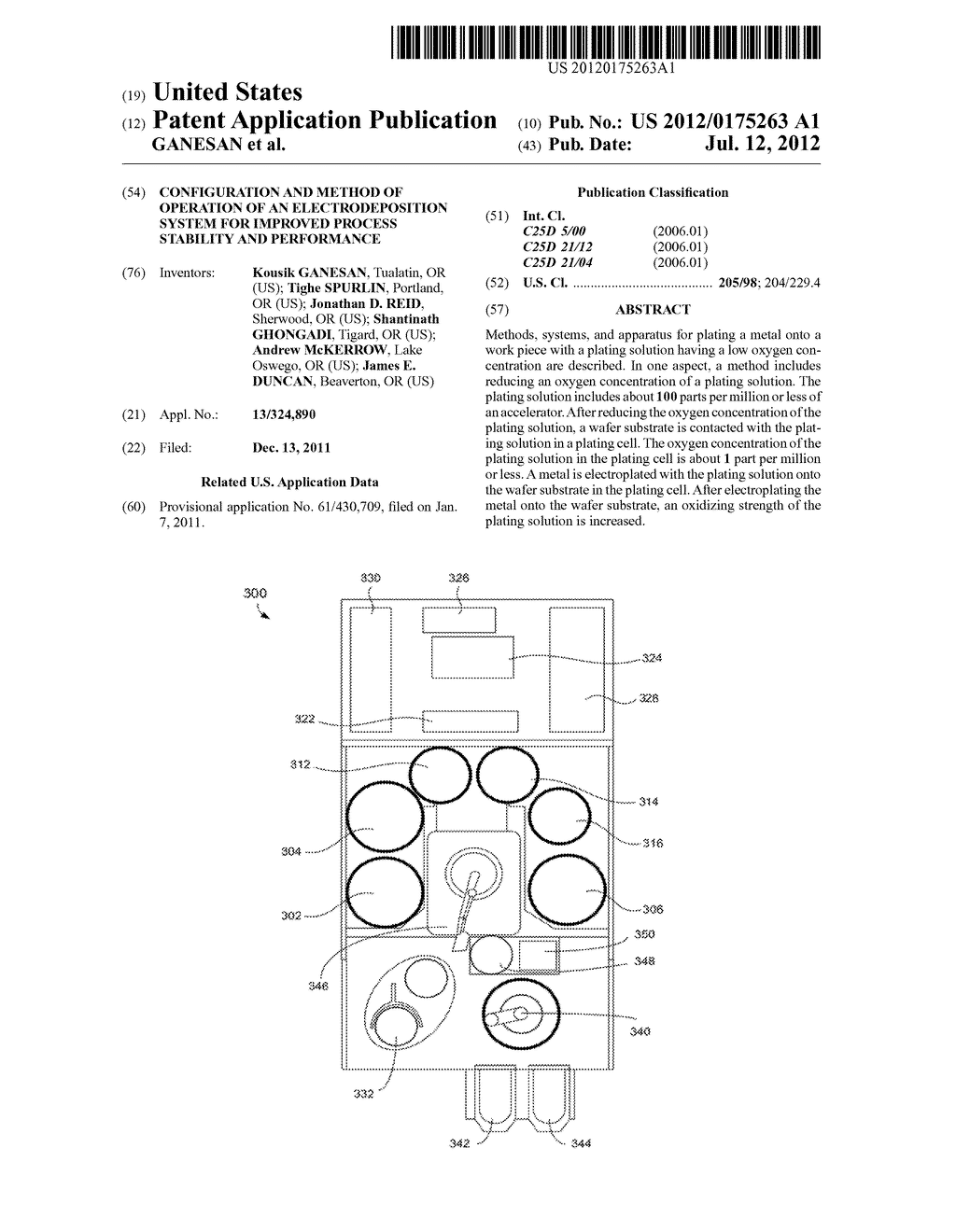 CONFIGURATION AND METHOD OF OPERATION OF AN ELECTRODEPOSITION SYSTEM FOR     IMPROVED PROCESS STABILITY AND PERFORMANCE - diagram, schematic, and image 01