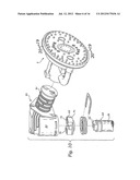 Showerhead with rotatable oval spray pattern and handheld spray pattern     controller diagram and image