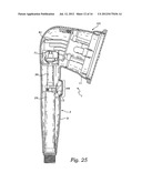 Showerhead with rotatable oval spray pattern and handheld spray pattern     controller diagram and image