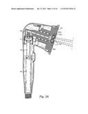 Showerhead with rotatable oval spray pattern and handheld spray pattern     controller diagram and image