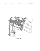 Showerhead with rotatable oval spray pattern and handheld spray pattern     controller diagram and image