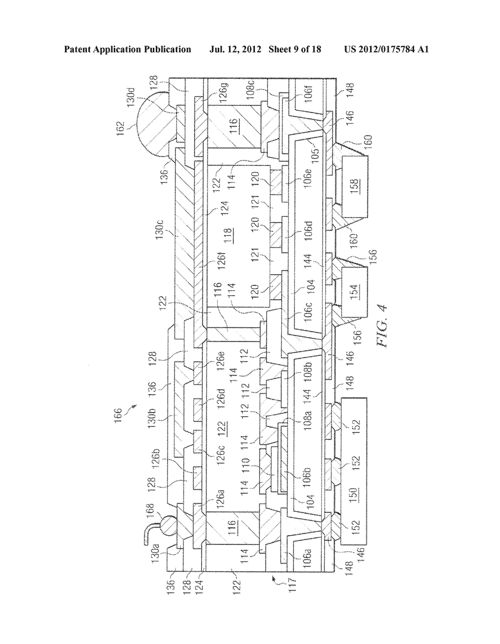 Semiconductor Device and Method of Forming Vertical Interconnect Structure     in Substrate for IPD and Baseband Circuit Separated by High-Resistivity     Molding Compound - diagram, schematic, and image 10