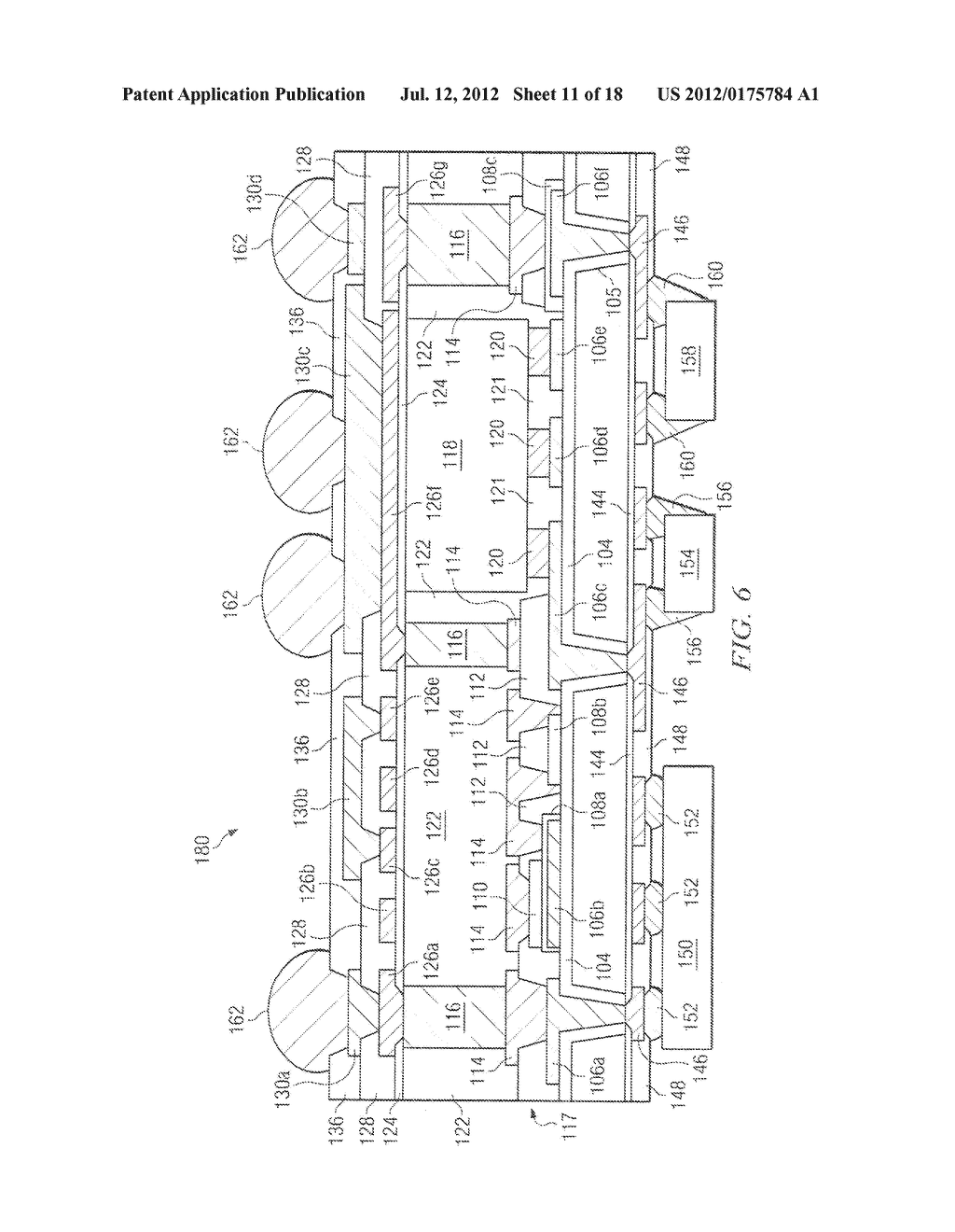 Semiconductor Device and Method of Forming Vertical Interconnect Structure     in Substrate for IPD and Baseband Circuit Separated by High-Resistivity     Molding Compound - diagram, schematic, and image 12