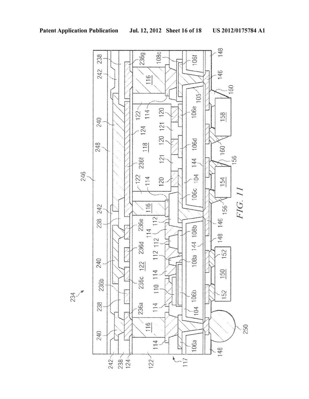 Semiconductor Device and Method of Forming Vertical Interconnect Structure     in Substrate for IPD and Baseband Circuit Separated by High-Resistivity     Molding Compound - diagram, schematic, and image 17