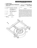 APPARATUS FOR STOWING A SPARE TIRE diagram and image