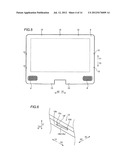 Fixing Structure for Thin Housings and Electronic Apparatus Comprising     Fixing Structure for Thin Housings diagram and image