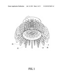 LED LAMP WITH IMPROVED HEAT SINK diagram and image