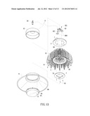 LED LAMP WITH IMPROVED HEAT SINK diagram and image