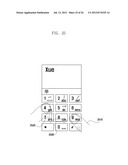 TERMINAL HAVING TOUCH SCREEN AND CHARACTER INPUT METHOD ACCORDING TO TOUCH     EVENT THEREIN diagram and image