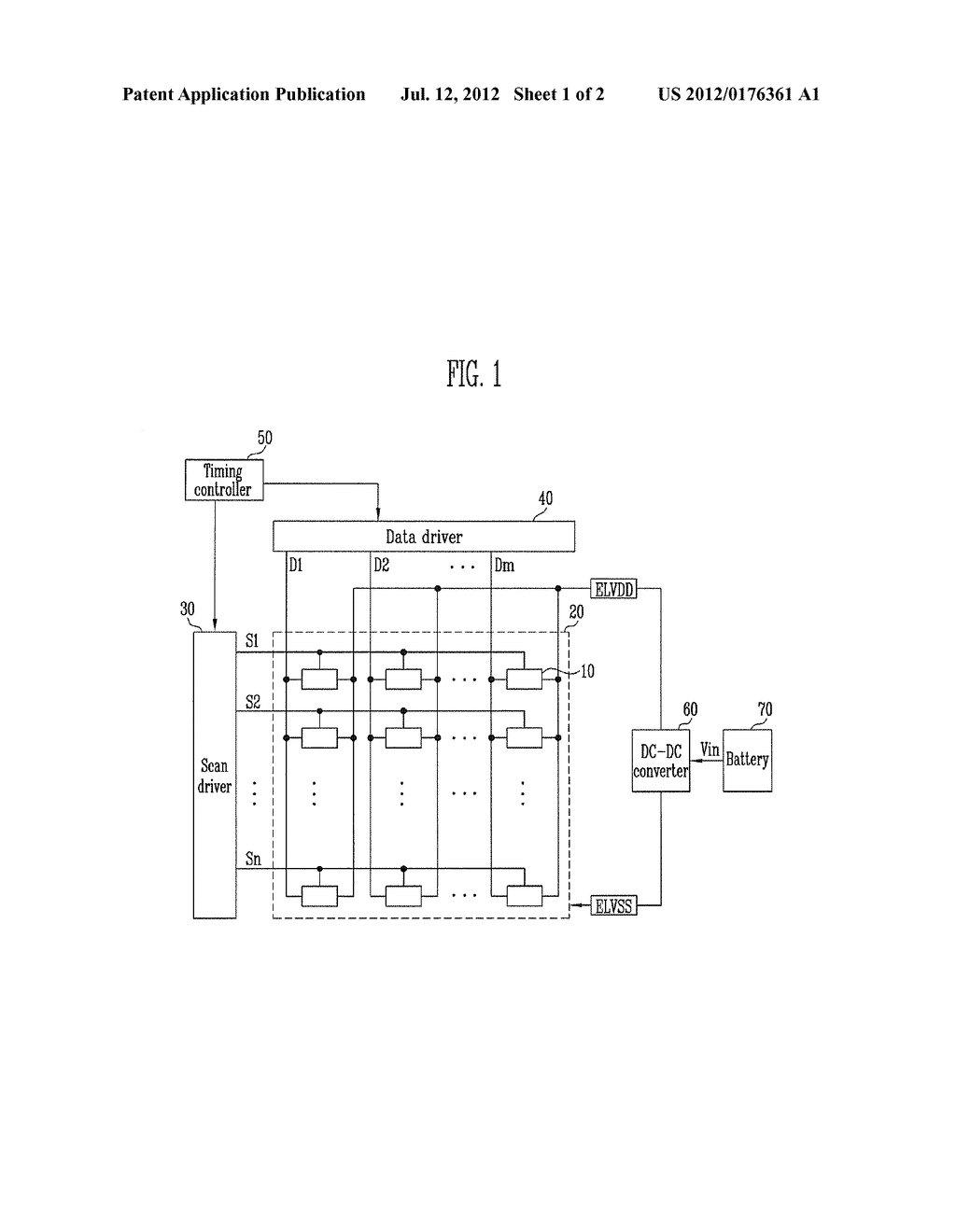 DC-DC CONVERTER AND MOBILE COMMUNICATION TERMINAL USING THE SAME - diagram, schematic, and image 02