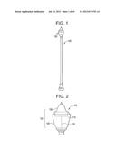 LIGHT FIXTURE AND ASSOCIATED LED BOARD AND MONOLITHIC OPTIC diagram and image
