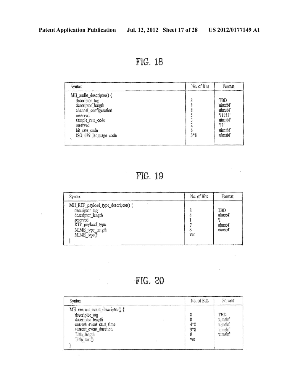 DIGITAL BROADCASTING SYSTEM AND METHOD OF PROCESSING DATA IN DIGITAL     BROADCASTING SYSTEM - diagram, schematic, and image 18