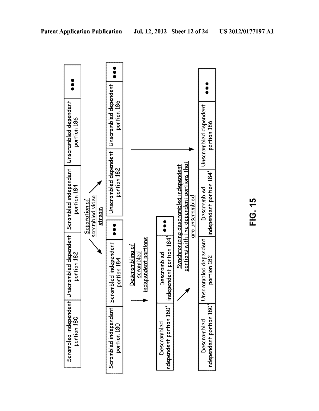 VIDEO PROCESSING SYSTEM FOR SCRAMBLING LAYERED VIDEO STREAMS AND METHODS     FOR USE THEREWITH - diagram, schematic, and image 13