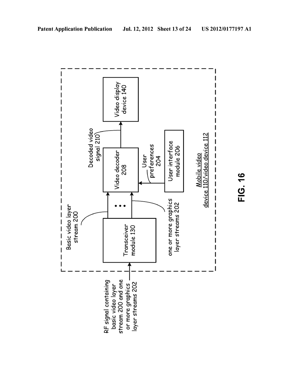 VIDEO PROCESSING SYSTEM FOR SCRAMBLING LAYERED VIDEO STREAMS AND METHODS     FOR USE THEREWITH - diagram, schematic, and image 14