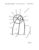 GUIDE VANE FOR A TURBO-COMPRESSOR, GUIDE VANE ARRANGEMENT,     TURBO-COMPRESSOR, MOTOR VEHICLE AND METHOD diagram and image