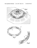 CEILING FAN HAVING A SINGLE FAN BLADE diagram and image