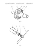 Propeller Connecting Piece for Electric Model Airplane diagram and image