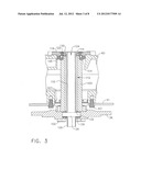 CEILING FAN WITH CONCENTRIC STATIONARY TUBE AND POWER-DOWN FEATURES diagram and image