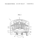 SCROLL COMPRESSOR WITH SPLIT TYPE ORBITTING SCROLL diagram and image