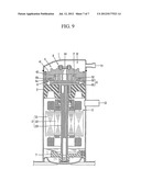 SCROLL COMPRESSOR WITH SPLIT TYPE ORBITTING SCROLL diagram and image