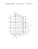 DEVICE FOR PRODUCTION OF NANOFIBRES THROUGH ELECTROSTATIC SPINNING OF     LIQUID MATRIX diagram and image