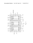 DEVICE FOR PRODUCTION OF NANOFIBRES THROUGH ELECTROSTATIC SPINNING OF     LIQUID MATRIX diagram and image